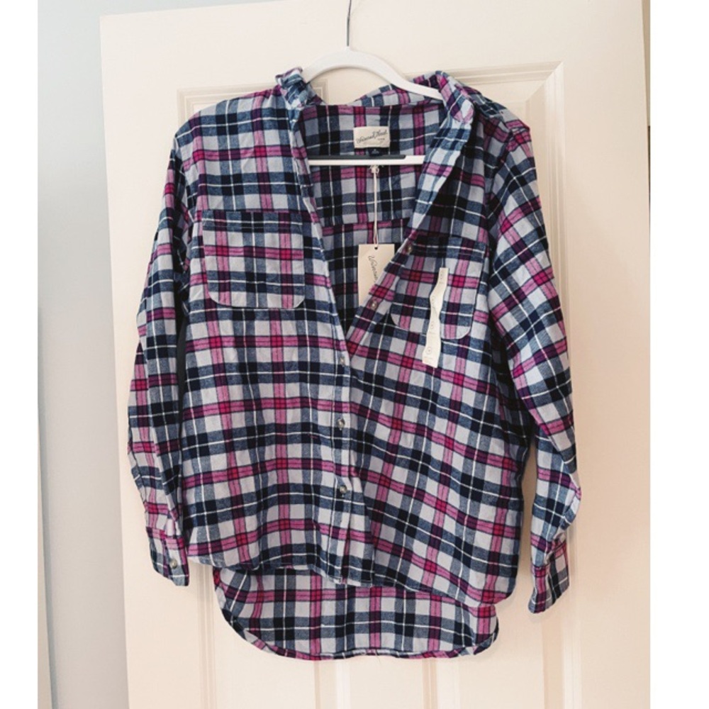 NWT Universal Thread Pink and Grey flannel